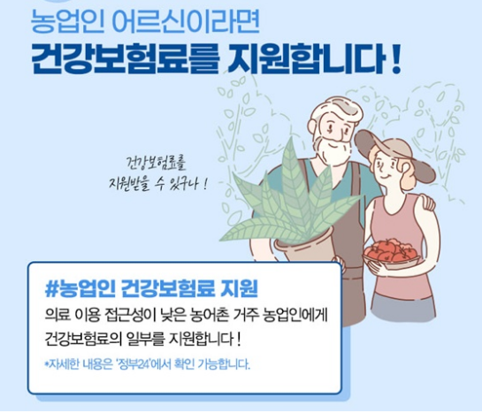 농업인 건강보험료 지원: 신청 방법과 혜택 안내