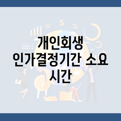 개인회생 인가결정기간 소요 시간