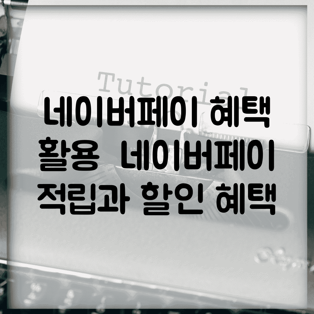 네이버페이 혜택 활용 | 네이버페이 적립과 할인 혜택