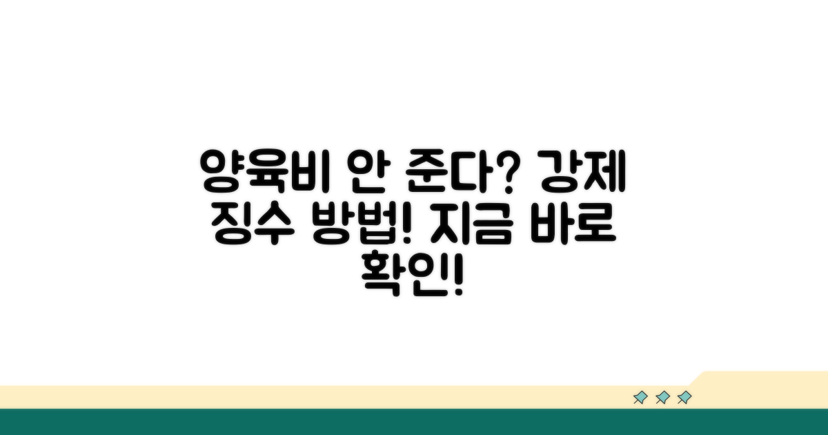 미지급 양육비, 어떻게 강제할까
