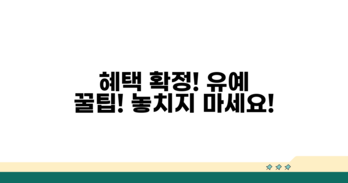 요건 충족, 유예 혜택 받기