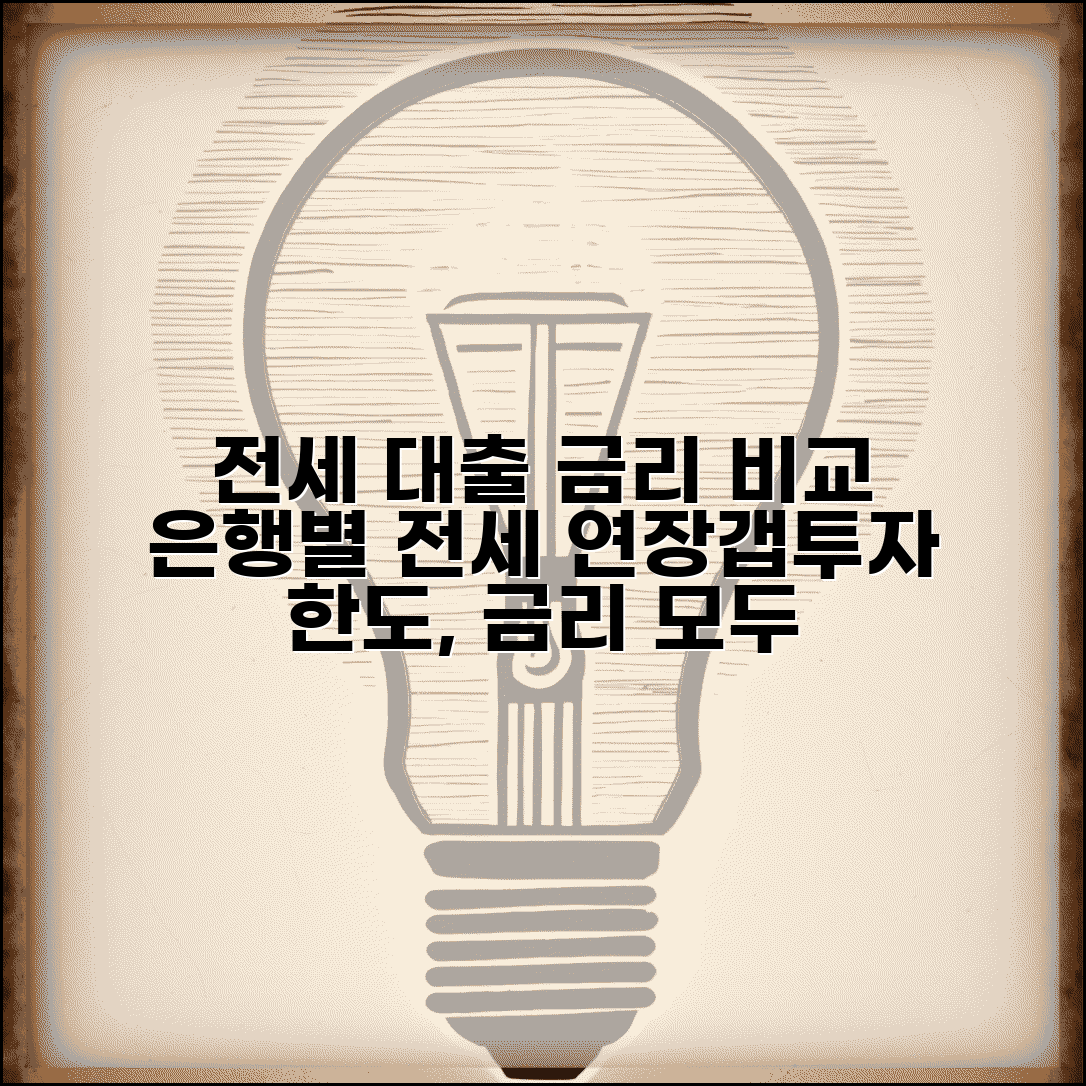 전세반환금 대출 금리 비교 | 은행별 전세대출 연장 | 갭투자 대출 | 전세금 대출 한도