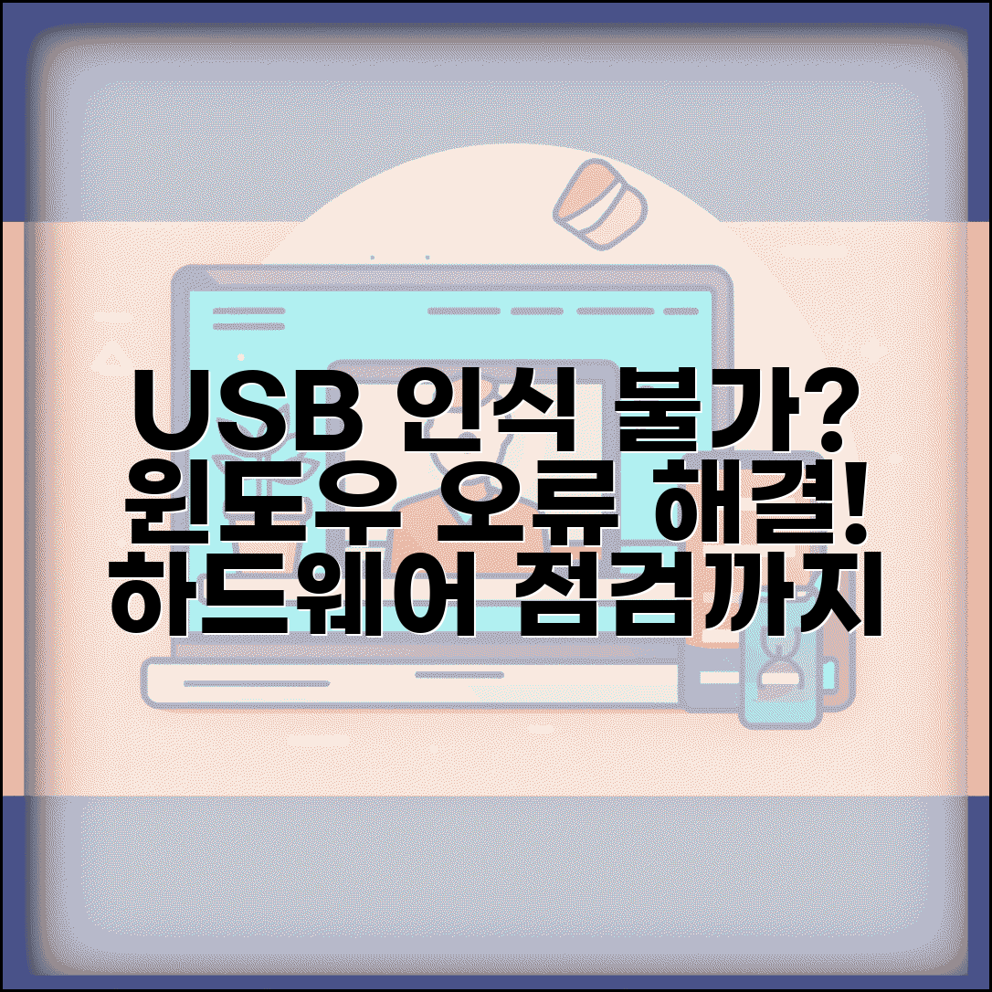 컴퓨터가 USB를 인식하지 못할때 | 윈도우 장치관리자 확인부터 하드웨어 문제까지 해결