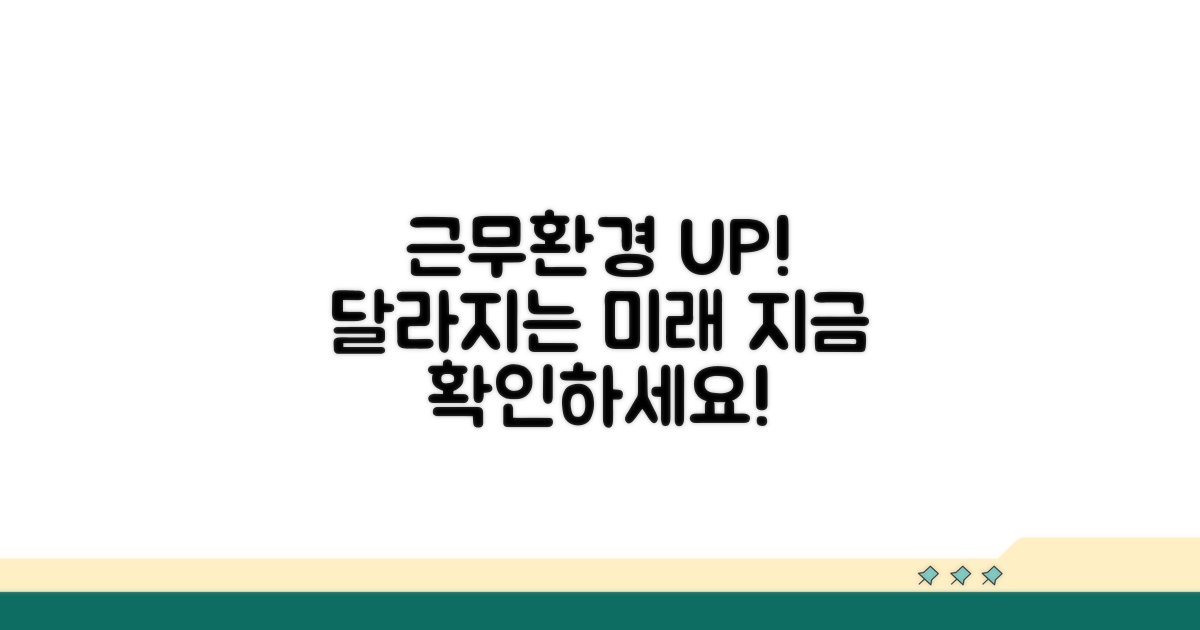 근로 환경 개선, 이렇게 달라져요