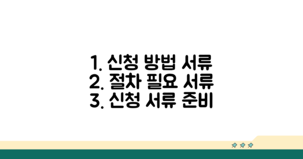 신청 절차와 필요 서류 안내
