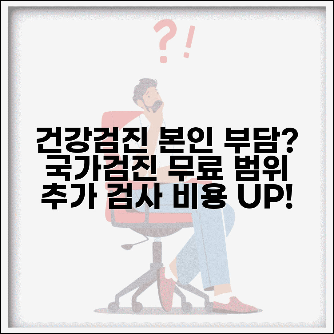 건강검진 비용 본인부담 항목 | 국가검진 무료 범위와 추가 검사 개인 비용