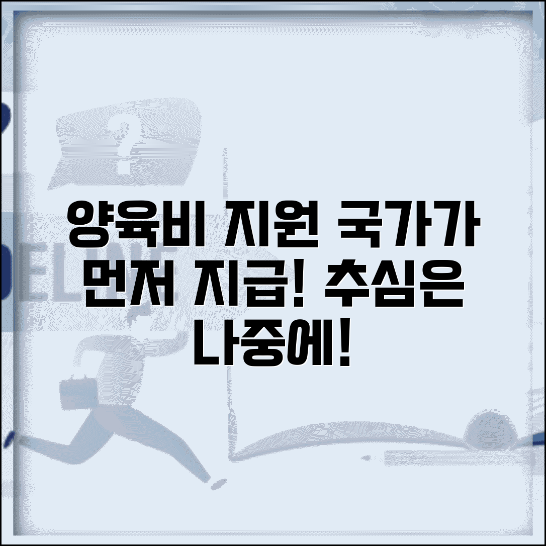 양육비 선지급 국가 지원 | 미지급 양육비 국가 대신 지급하고 후에 추심하는 제도