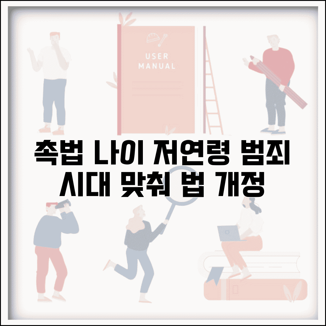 촉법소년 나이 하향 조정 필요성 | 범죄 저연령화 시대에 맞는 법 개정 논의