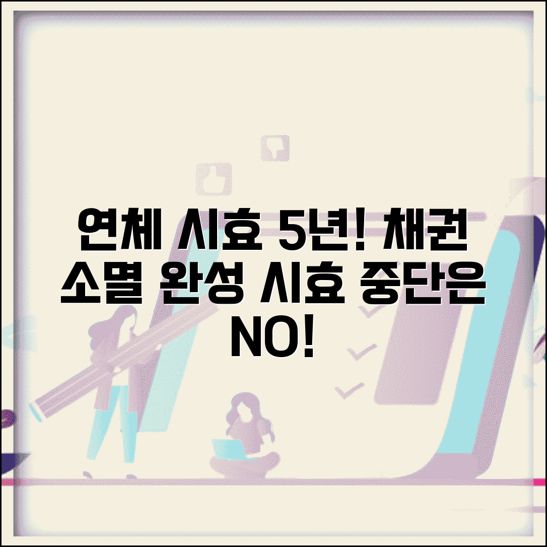 연체 채무 시효 완성 | 채권 소멸시효 5년 완성과 시효 중단 사유