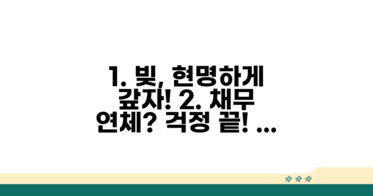 연체 채무, 지혜롭게 대처하기