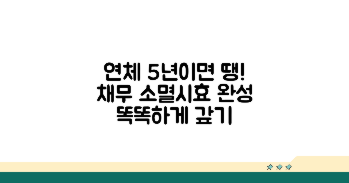 연체 채무 소멸시효 5년 완성