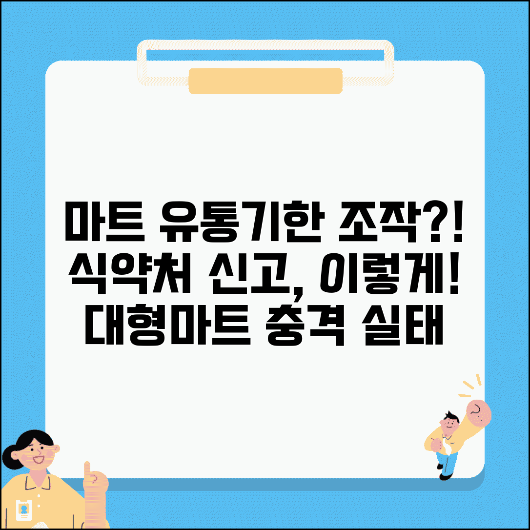마트 유통기한 조작 | 대형마트 유통기한 조작 식약처 신고 절차