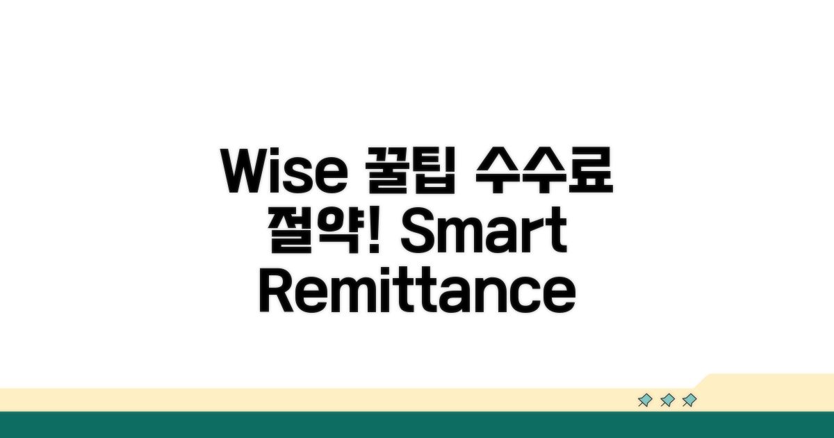 수수료 절약! Wise 송금 꿀팁