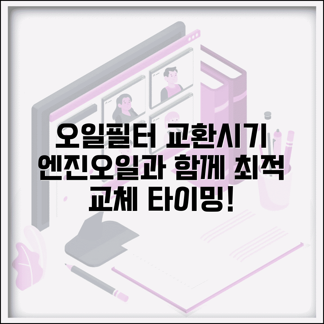 오일필터 교환주기 엔진오일 | 엔진오일과 함께 교환하는 오일필터 교체 시기