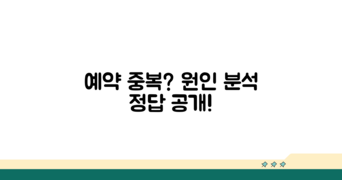 예약 중복, 왜 생길까?