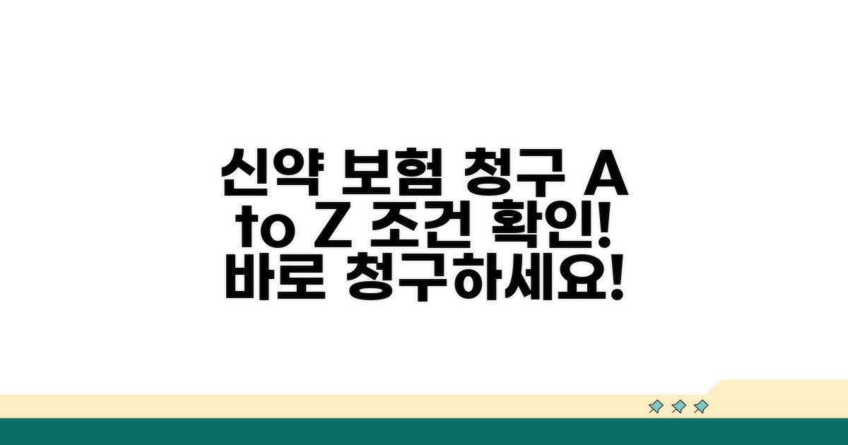 신약 치료 보험 청구 가능 요건