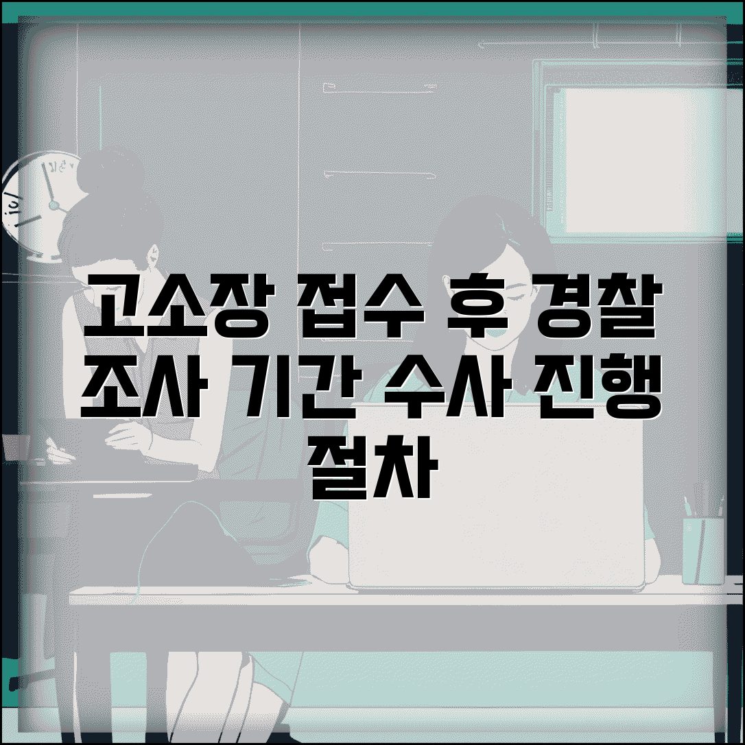고소장 접수 후 경찰 조사 기간 | 고소 후 수사 진행 절차