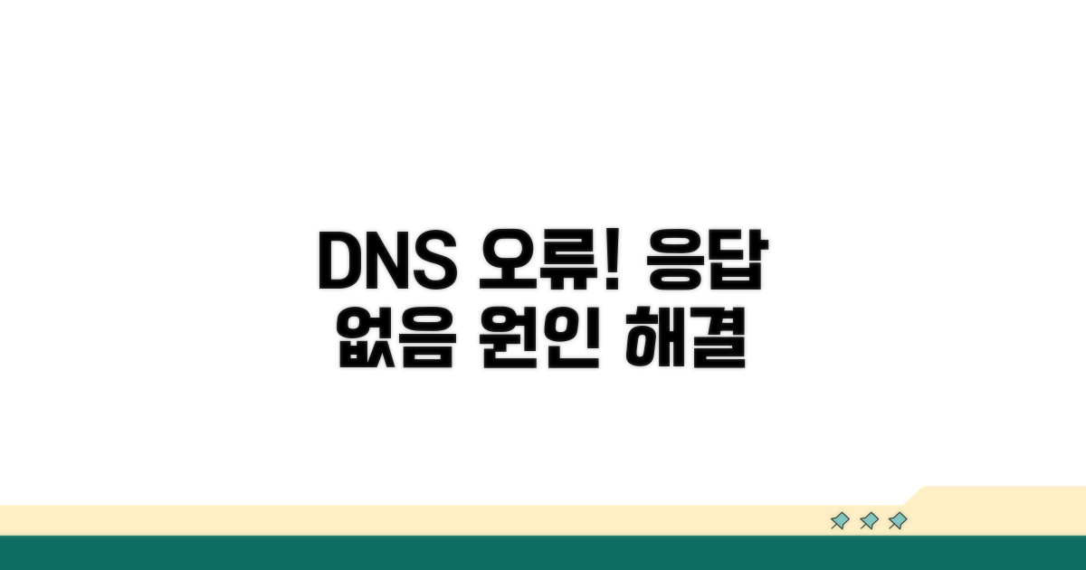 DNS 서버 응답없음 원인과 증상