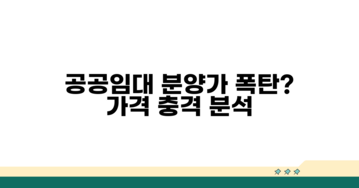 공공임대 설치, 분양가 영향 분석