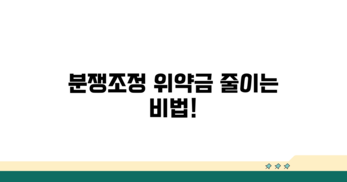 소비자 분쟁조정, 위약금 줄이는 비법