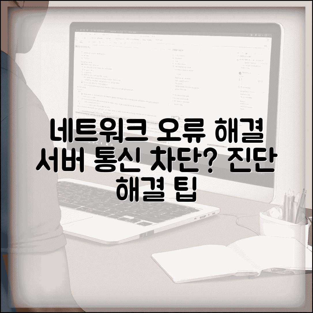 요청을 완료할 수 없습니다 네트워크 오류 | 서버 통신 장애나 방화벽 차단 문제 진단하고 해결