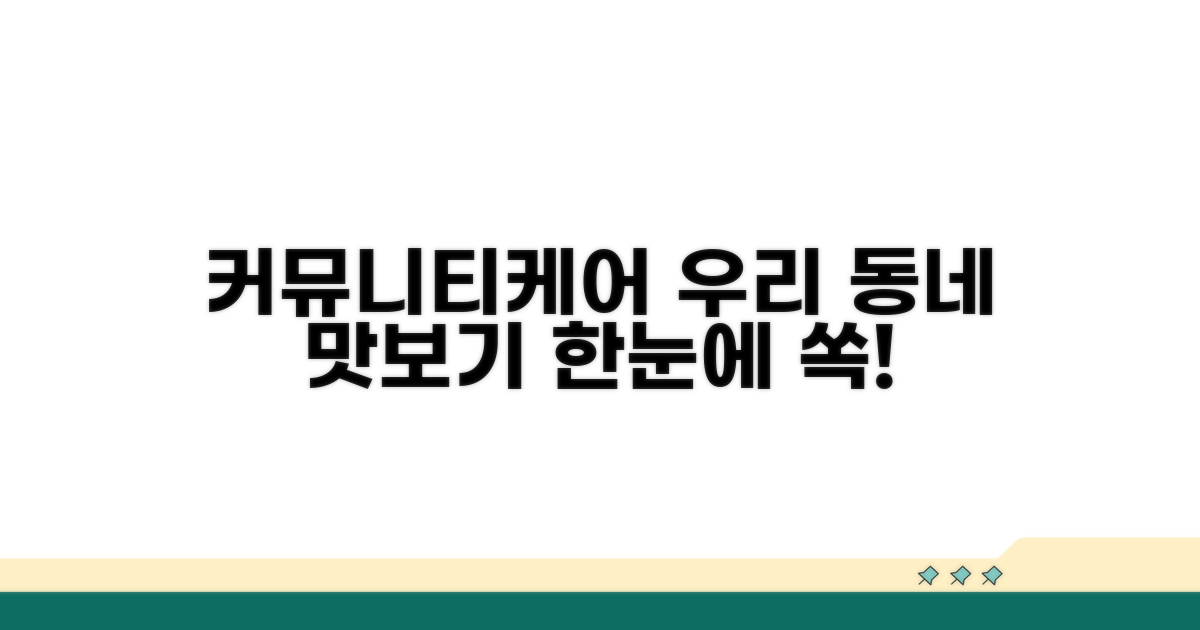 우리 동네 커뮤니티케어 맛보기