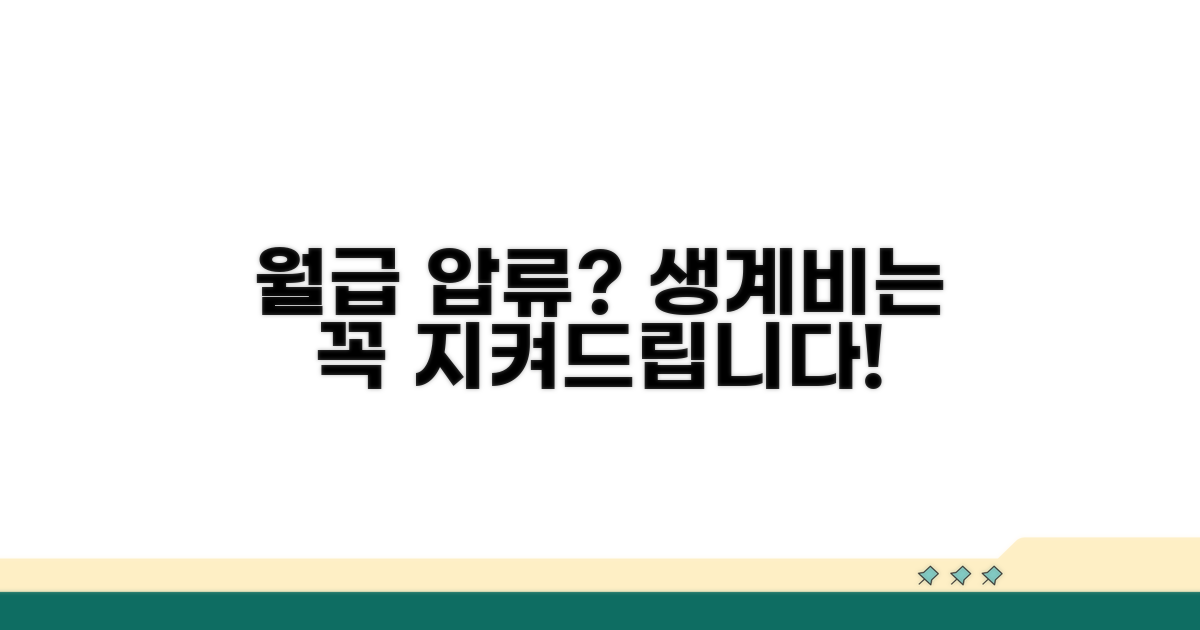 월급 압류, 최소 생계비는 지켜줘요