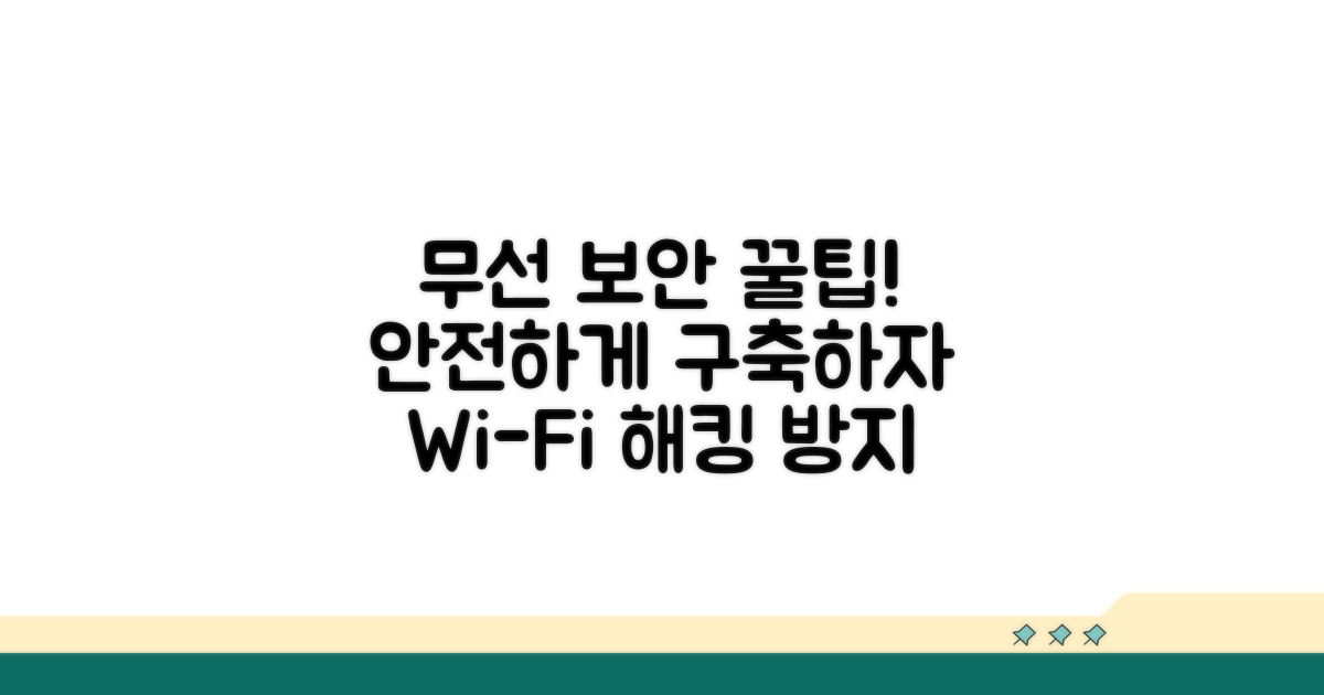안전한 무선 네트워크 구축 꿀팁