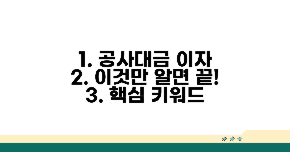 공사대금 지연 이자, 이것만 알면 끝!
