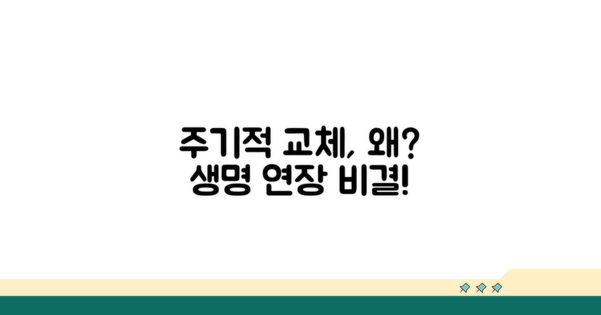 주기적인 교체, 왜 중요할까?