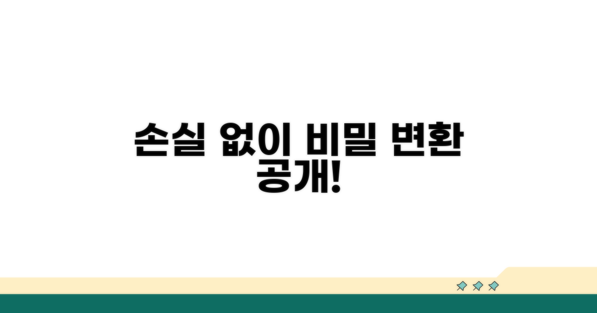 손실 없는 변환, 비밀 공개