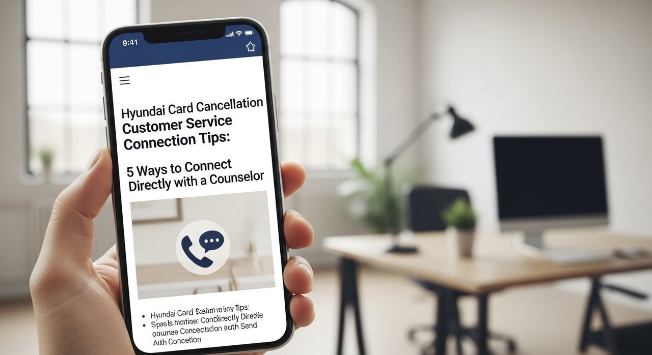 현대카드 해지 고객센터 연결 꿀팁: 상담원 바로 연결 5가지 방법