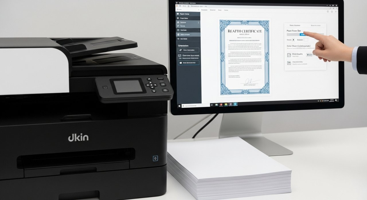 보건증 출력/인쇄방법: 프린터설정 용지규격 컬러 흑백 완벽 정리