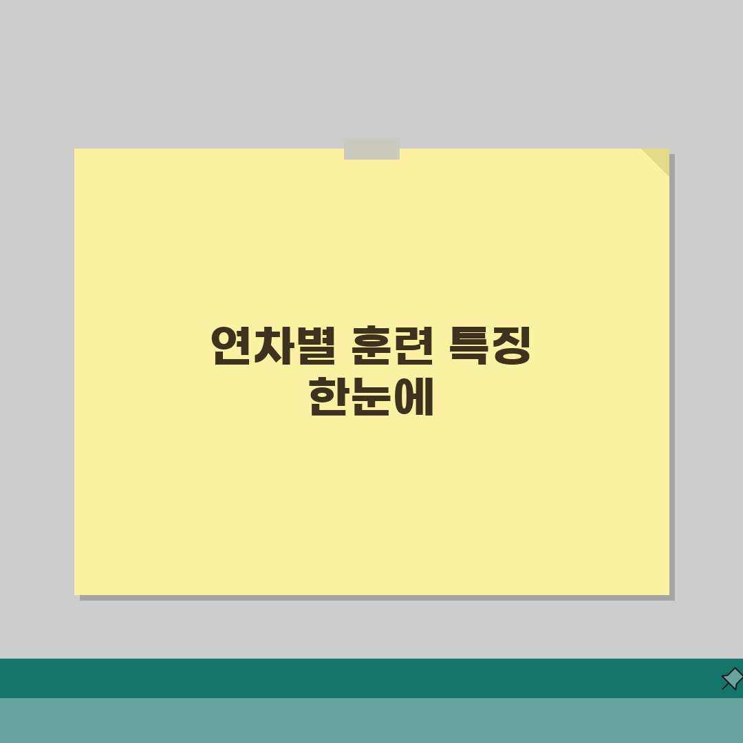 예비군 훈련 연차별 특징 | 1년차~8년차 훈련 내용 | 경험자 조언 및 팁 추천!