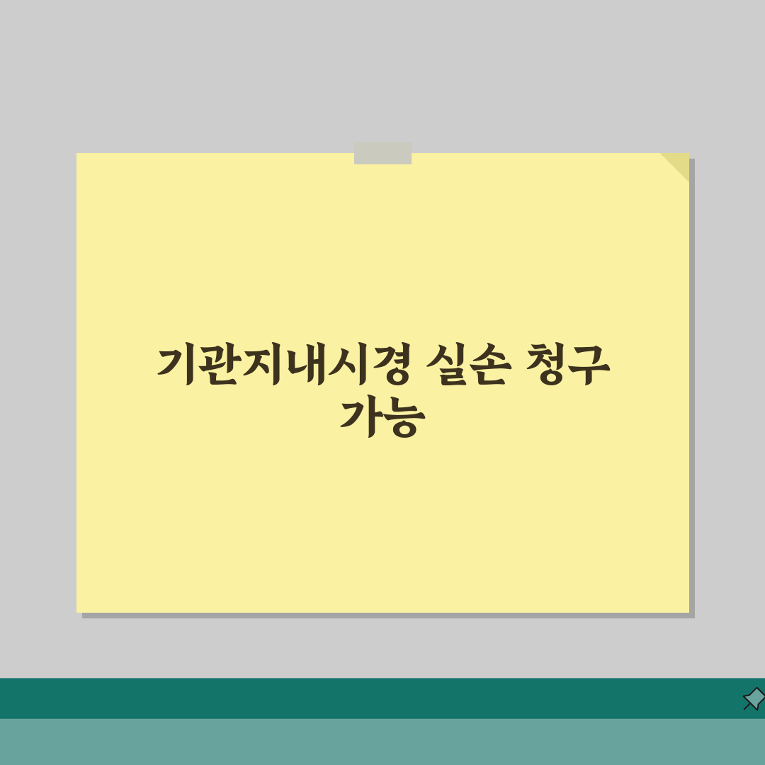 기관지내시경 조직검사 실손 청구 가능 | 기관지경 검사 폐 조직검사 실손 직접 해봤어요