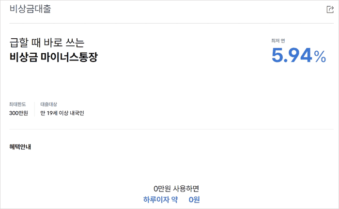 케이뱅크 비상금대출 신청 조건 안내