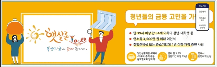 햇살론유스 대출 한도 안내