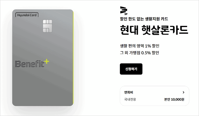 카드사별 햇살론카드 발급 안내